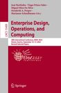 : Enterprise Design, Operations, and Computing, Buch