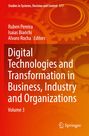 Titel: "Digital Technologies and Transformation in Business, Industry and Organizations, Volume 3". Zahnrad-Hintergrund.