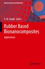 "Rubber Based Bionanocomposites: Applications" von P. M. Visakh. Titel in Weiß, roter Hintergrund, Springer-Logo.