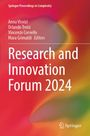 „Research and Innovation Forum 2024“, Springer-Logo unten, rote und orange-gelbe Farbverläufe im Hintergrund.