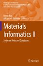 "Materials Informatics II: Software Tools and Databases" in orange-design. Logo unten rechts: Springerpferd.