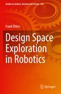 Text: "Design Space Exploration in Robotics", "Frank Ehlers". Orange Hintergrund, Zahnräder-Motiv. Springer-Logo unten rechts.