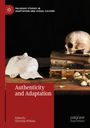 "Palgrave Studies in Adaptation and Visual Culture", "Authenticity and Adaptation", Schädel, Bücher, liegende Maske, verblühte Blumen.