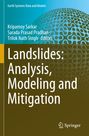 Titel: "Landslides: Analysis, Modeling and Mitigation", Autoren: Kripamoy Sarkar, Sarada Prasad Pradhan, Trilok Nath Singh. Unten Logo.