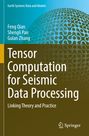 Titel: "Tensor Computation for Seismic Data Processing". Autor: Feng Qian. Abstrakte Kugel mit Muster. Logo unten rechts.