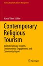 "Contemporary Religious Tourism" von Marco Valeri. Oberteil rot, unterer Teil gelb mit Springer-Logo unten rechts.