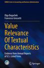 Francesco Grossetti: Value Relevance Of Textual Characteristics, Buch