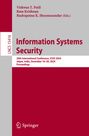 : Information Systems Security, Buch