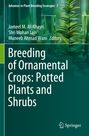 Titel: "Breeding of Ornamental Crops: Potted Plants and Shrubs". Grüne Blätter in Reagenzgläsern. Springer-Logo.