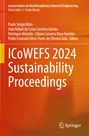 Text: "ICoWEFS 2024 Sustainability Proceedings". 
Oben links Editorennamen. Logo unten rechts. 
Orange-rote Farbgebung.