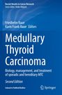 Cover mit Text: "Medullary Thyroid Carcinoma", Herausgeber: Friedhelm Raue, Karin Frank-Raue. Zweite Ausgabe, Springer-Logo.
