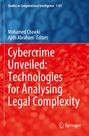 "Cybercrime Unveiled: Technologies for Analysing Legal Complexity" steht in Weiß auf einem roten Hintergrund. Oben blau.