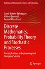"Discrete Mathematics, Probability Theory and Stochastic Processes" in Weiß auf rotem Hintergrund, Springer-Logo unten.