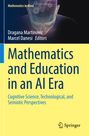 Titel: Mathematics and Education in an AI Era. Illustration: Mensch mit digitalem Kopfmodell, Zahnräder sichtbar.
