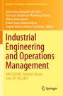 Text "Industrial Engineering and Operations Management", gelber Hintergrund, Springer-Logo unten rechts.