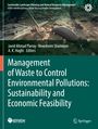 Titel: Management of Waste to Control Environmental Pollutions. Bild: Waldfläche mit Abfall und Reifen.