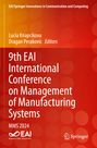 Text: "9th EAI International Conference on Management of Manufacturing Systems, MMS 2024." Roter Hintergrund mit Logos.