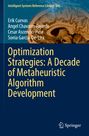"Optimization Strategies: A Decade of Metaheuristic Algorithm Development" mit Gehirn-Illustration im Hintergrund.