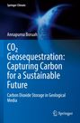 Titel: "CO₂ Geosequestration: Capturing Carbon for a Sustainable Future". Autor: Annapurna Boruah. Hintergrund: Erdsicht.
