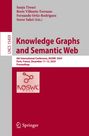 : Knowledge Graphs and Semantic Web, Buch