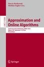 : Approximation and Online Algorithms, Buch