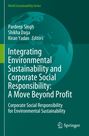 Titel: "Integrating Environmental Sustainability and Corporate Social Responsibility: A Move Beyond Profit". Ozean- und Landkarte im Hintergrund.