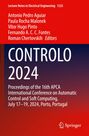 "CONTROLO 2024" steht zentral. Konferenzdetails folgen darunter. Oben sind Herausgebernamen gelistet. Springer-Logo unten.