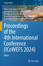 „Proceedings of the 4th International Conference (ICoWEFS 2024)“. Zwei Hände halten Wasser. Logo von Springer unten.