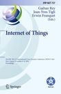 Text: "IFIP AICT 737, Internet of Things, Gaëtan Rey, Jean-Yves Tigli, Erwin Franquet (Eds.), 7th IFIP WG 5.5..." Grafik: Globus-Symbol.