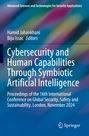 Text: "Cybersecurity and Human Capabilities Through Symbiotic Artificial Intelligence." Hintergrund: Verschwommene Farben.