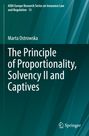 Titel: "The Principle of Proportionality, Solvency II and Captives". Autor: Marta Ostrowska. Verlag: Springer. Grüner Hintergrund mit geometrischen Formen.