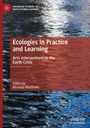 Buchcover: "Ecologies in Practice and Learning" von Miranda Matthews. Wasseroberfläche mit Lichtreflexionen im Hintergrund.