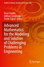 Titel: "Advanced Mathematics for the Modeling and Solution of Challenging Problems in Engineering", Zahnräder im Hintergrund.
