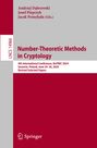 : Number-Theoretic Methods in Cryptology, Buch