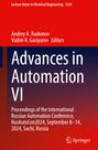 : Advances in Automation VI, Buch