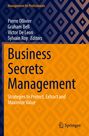 Titel: "Business Secrets Management". Autoren: Pierre Ollivier, Graham Bell. Verlag: Springer. Geometrisches Muster.