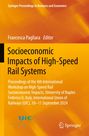 Titel: Socioeconomic Impacts of High-Speed Rail Systems. Orange Hintergrund mit UIC-Logo und Springer-Logo.