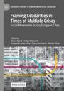 Titel: "Framing Solidarities in Times of Multiple Crises". Grauer Hintergrund, bunte Linien, architektonisches Muster.