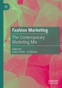 "Fashion Marketing: The Contemporary Marketing Mix" von Laura Costin, Liz Barnes. Blättermuster im Hintergrund.
