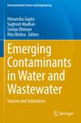"Emerging Contaminants in Water and Wastewater" von Himanshu Gupta et al. Springer-Logo unten, blau-gelbe Gestaltung.