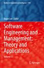 „Software Engineering and Management: Theory and Applications, Volume 17“. Logo unten, Hintergrund teils blau, teils rot.