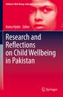 Titel: Research and Reflections on Child Wellbeing in Pakistan. Oben: Kinderfoto. Unten: Springer-Logo.