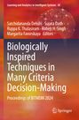 "Biologically Inspired Techniques in Many Criteria Decision-Making. Proceedings of BITMDM 2024." Oben und unten Autoren und Herausgeber. Heller, abstrakter Hintergrund mit Gehirn-Illustration.