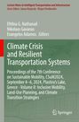"Climate Crisis and Resilient Transportation Systems" und ein Flugzeug im Hintergrund, Springer-Logo unten rechts.