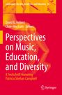 Cover mit gelbem Hintergrund und rotem Text: "Perspectives on Music, Education, and Diversity." Springer-Logo rechts unten.