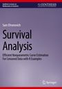 Oben steht: "Synthesis Lectures on Mathematics & Statistics." Titel: "Survival Analysis." Autor: "Sam Efromovich." Unten rechts: "Springer."
