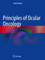 Text: "Hatem Krema", "Principles of Ocular Oncology", "Springer". Blaues Cover mit buntem, unscharfem Farbwirbel unten.