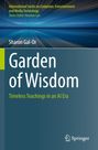 Titel: Garden of Wisdom. Untertitel: Timeless Teachings in an AI Era. Autor: Sharon Gal-Or. Blau-grüner Hintergrund.