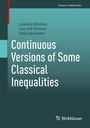 Ludmila Nikolova: Continuous Versions of Some Classical Inequalities, Buch