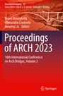 "Proceedings of ARCH 2023" steht in großen Buchstaben. Hintergrund: eine Brücke vor einer bergigen Landschaft. Springer-Logo unten.